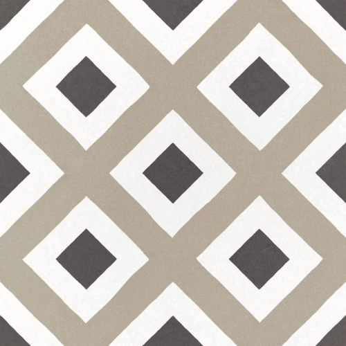 Керамогранит Equipe Каприс Деко Cиты Cолоурс / Caprice Deco City Colours матовый серо-бежевый 22113 20х20 см