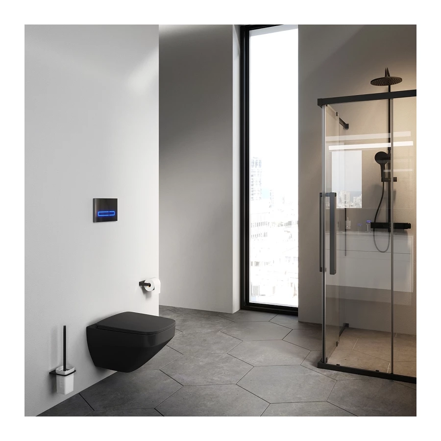 Унитаз подвесной Am Pm Inspire V2.0 FlashClean с сиденьем микролифт C50A1700MBSC