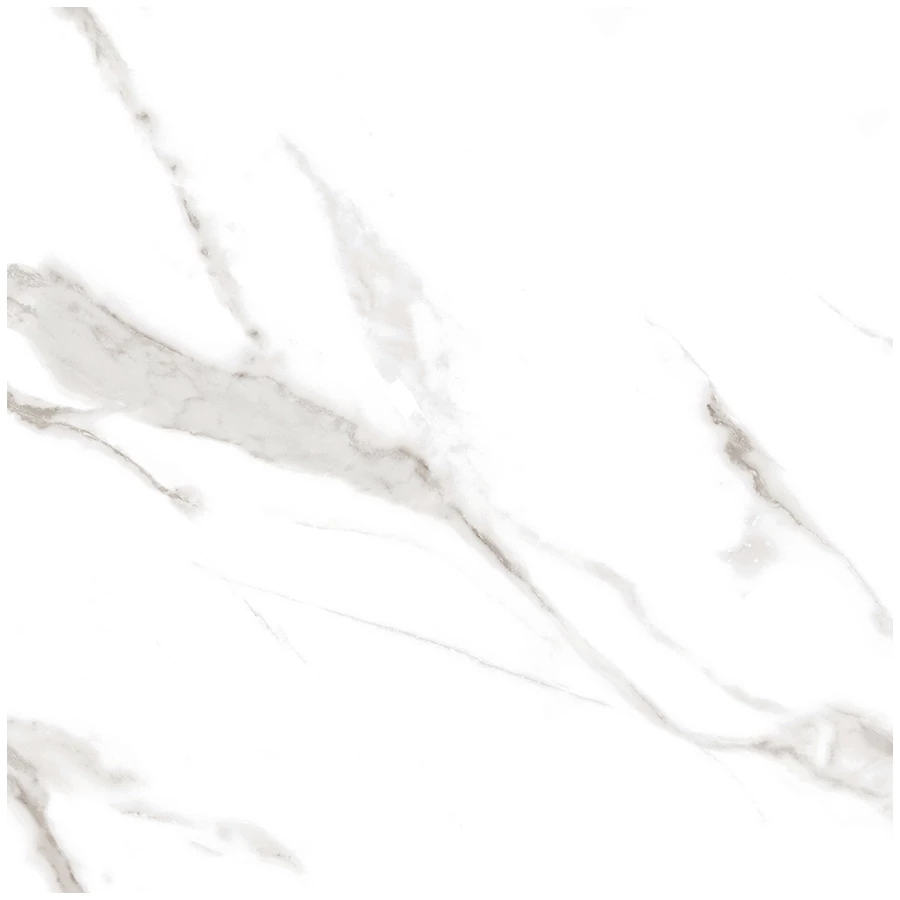 Керамогранит Ceradim Calacatta Sharp Silver белый Полированный 60х60 см