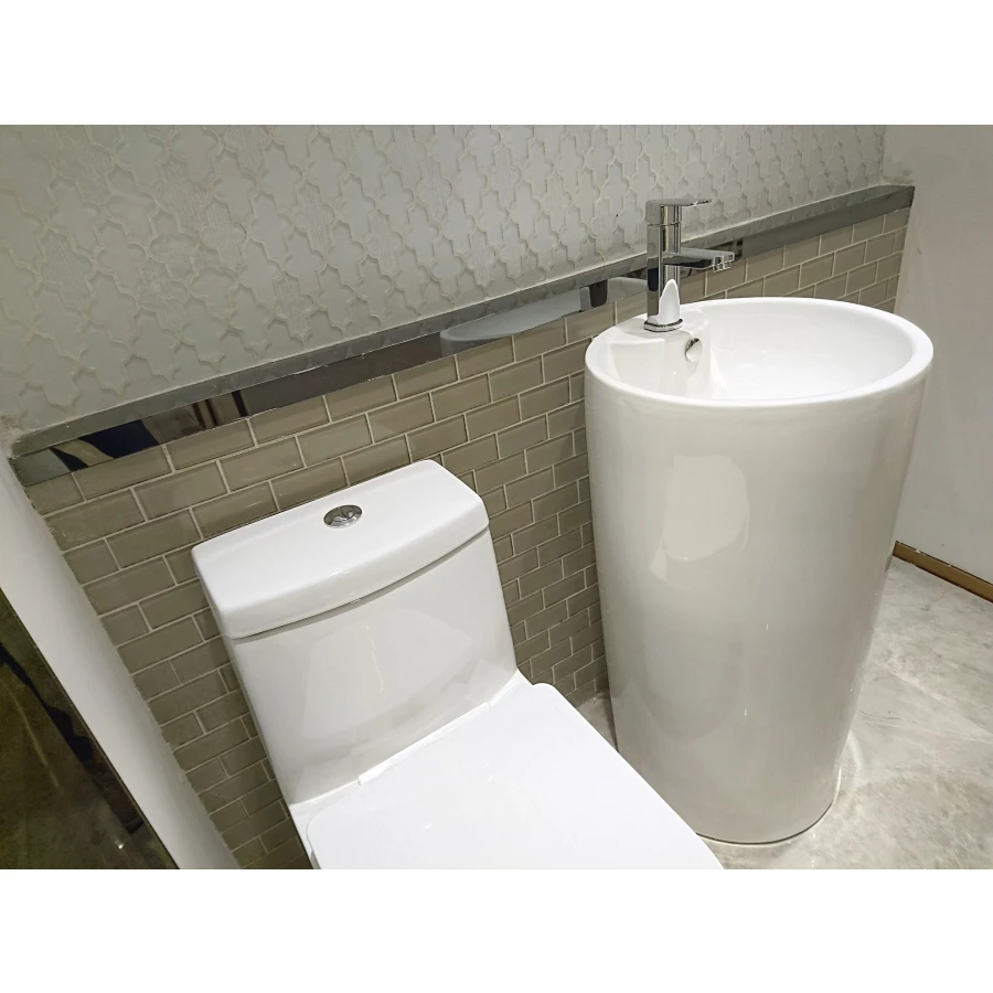 Стеклянная мозаика Caramelle Mosaic Mattoni Beige бежевый 30x30 см