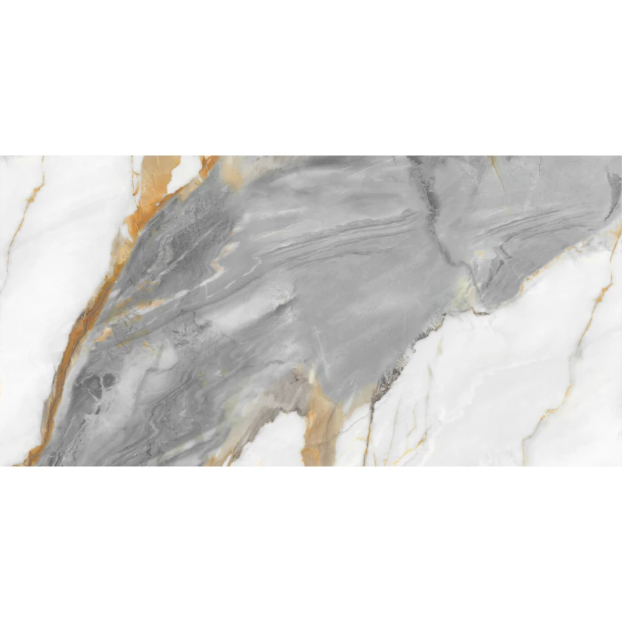 Керамогранит LCM Matrix Gray полированный 2 шт в уп 53,28 м в пал 60120MAX15P 120х60х0,7 см