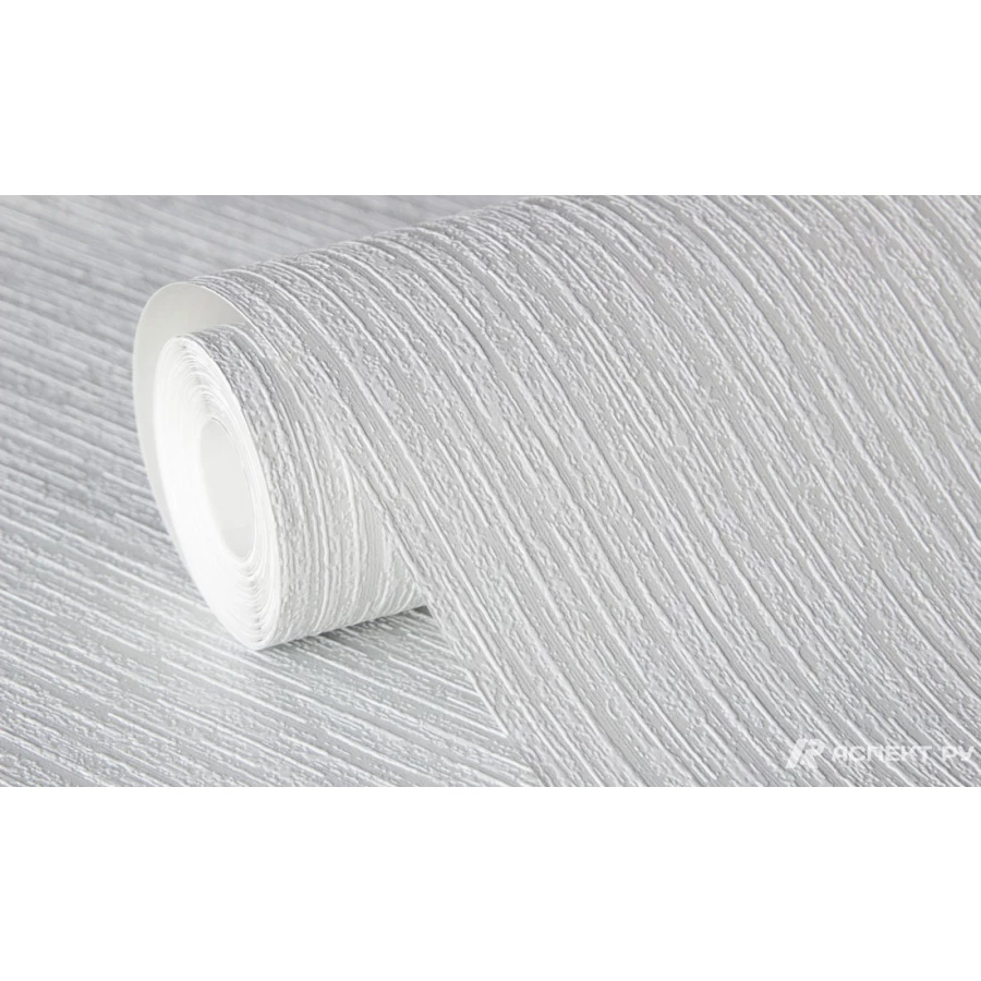 Обои виниловые Аспект Полоса серые 20010-14 0,53х15 м