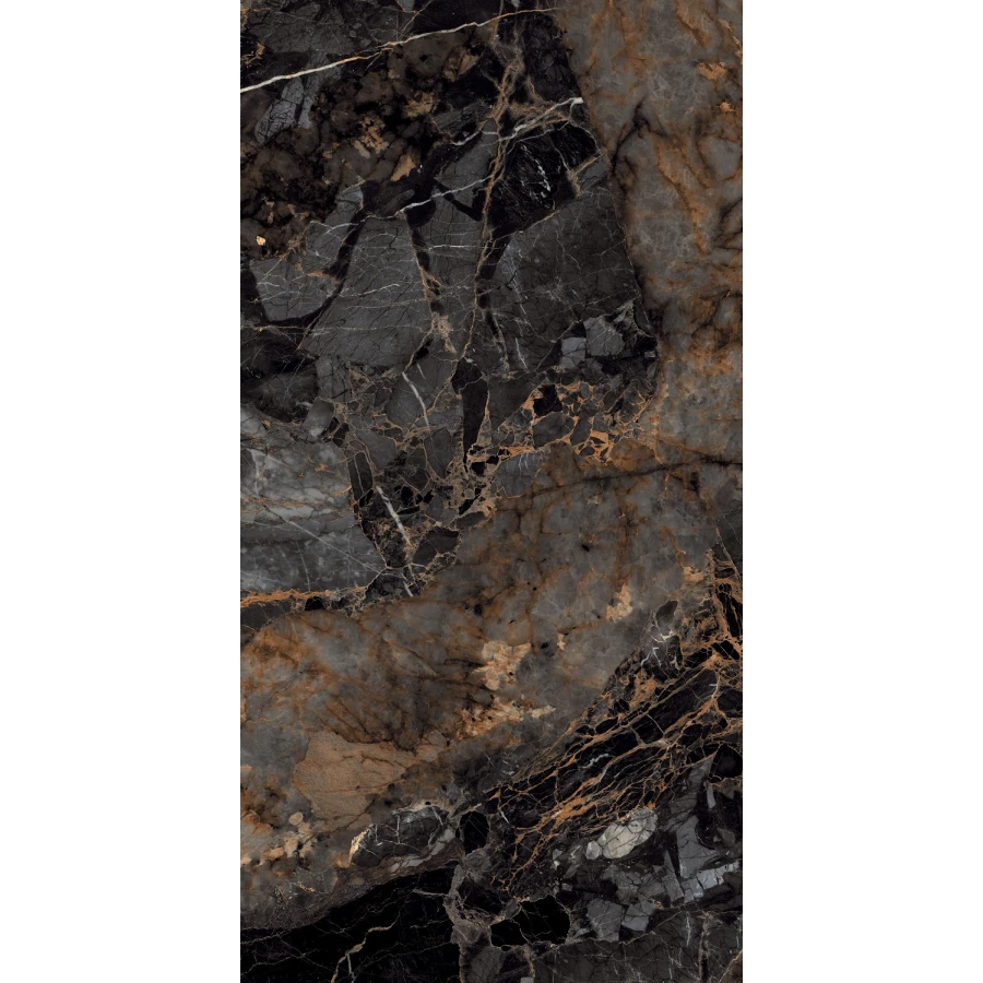 Керамогранит Global Tile Decorum GT Черный суперполировка GT1206011705HPR 120х60 см