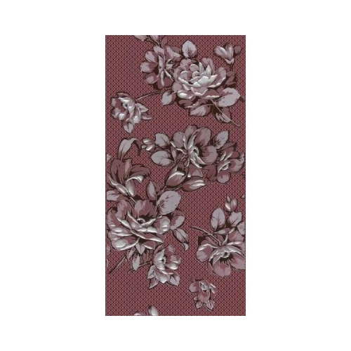 Декор Нефрит-Керамика Аллегро бордо цветы 20х40 см
