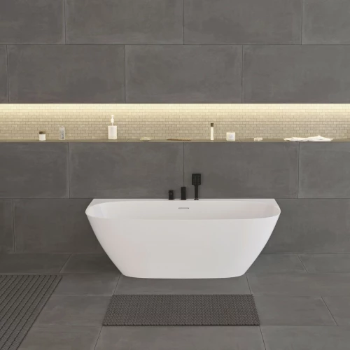 Керамогранит Neodom Concept Concrete Dark Matt матовый темно-серый N12542 120x60 см