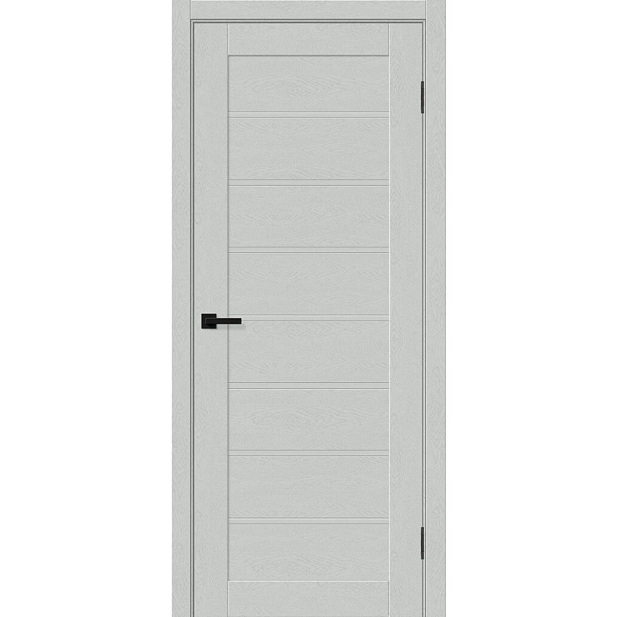 Межкомнатная дверь Bravo Браво-20/2 (GS) 200x80 экошпон Bravo X полотно глухое цвет Grey Silkwood