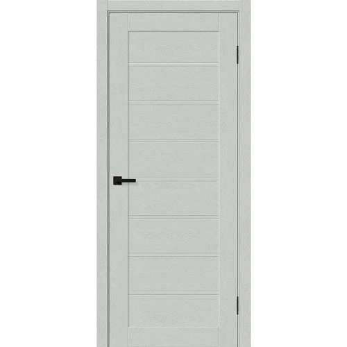 Межкомнатная дверь Bravo Браво-20/2 (GS) 200x80 экошпон Bravo X полотно глухое цвет Grey Silkwood