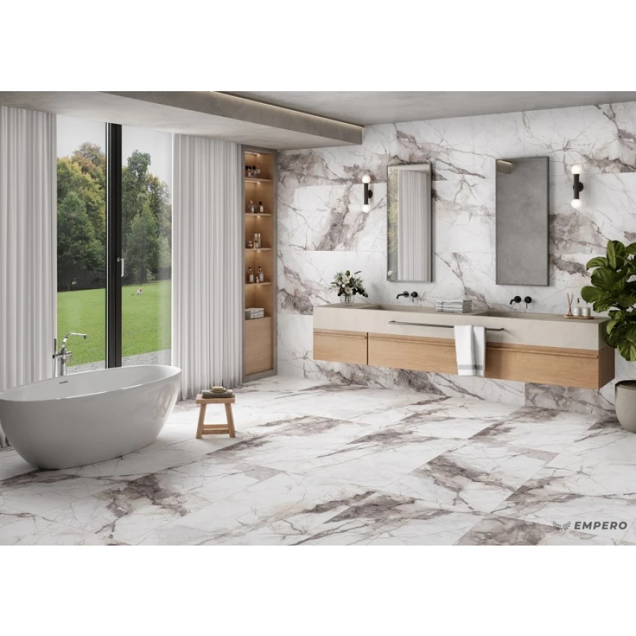 Керамогранит Empero Velure Eagle матовый серо-коричневый 01-00011062 120х60 см