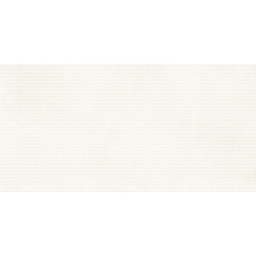 Керамогранит LCM Невел белый чип / Nevel White Chip матовый карвинг 60120NEV01M 120х60 см
