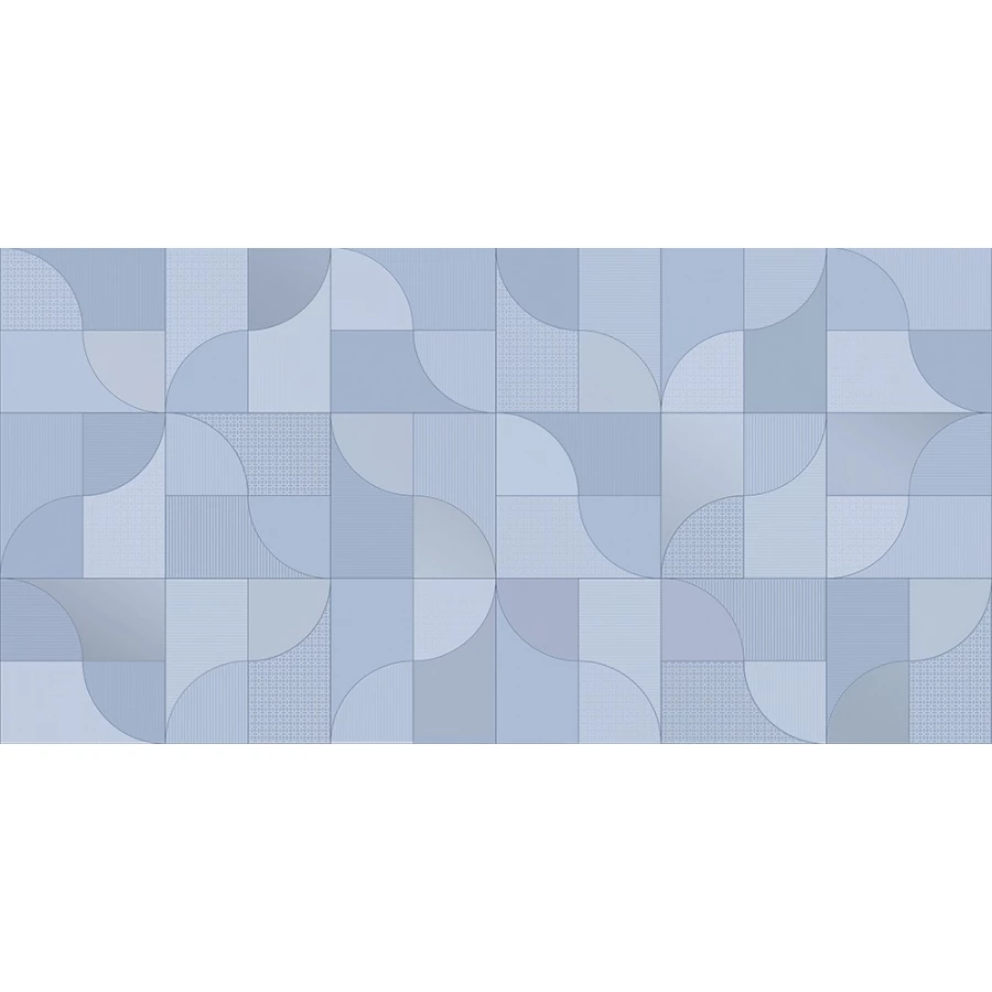 Декор Kerlife Colores Geometrico Celeste голубой 31.5*63 см