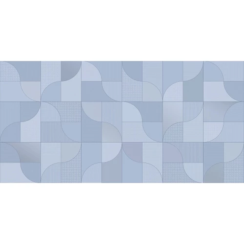 Декор Kerlife Colores Geometrico Celeste голубой 31.5*63 см