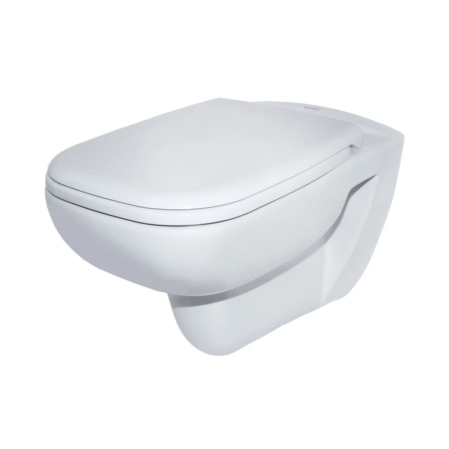 Унитаз подвесной Duravit D-Code Rimless с крышкой SoftClose 45700900A1