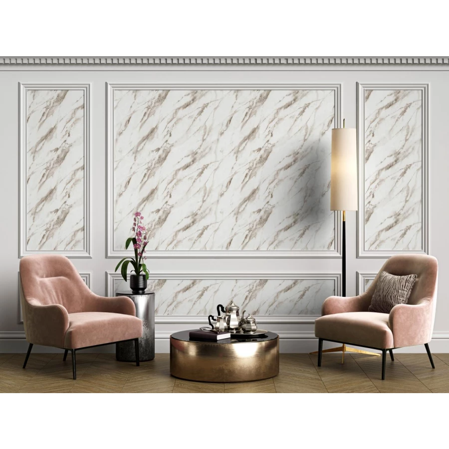 Обои флизелиновые Palitra Home Lovewall HomeColor бежевые HC72319-12 1,06х10,05 м