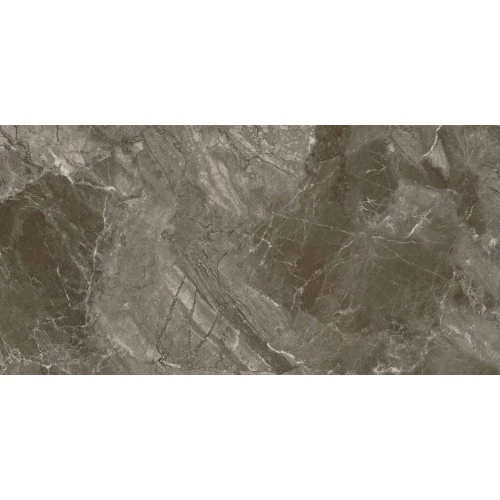 Керамогранит Planet Ceramics UKDD 35 глянцевый с золотом коричневый 120х60 см