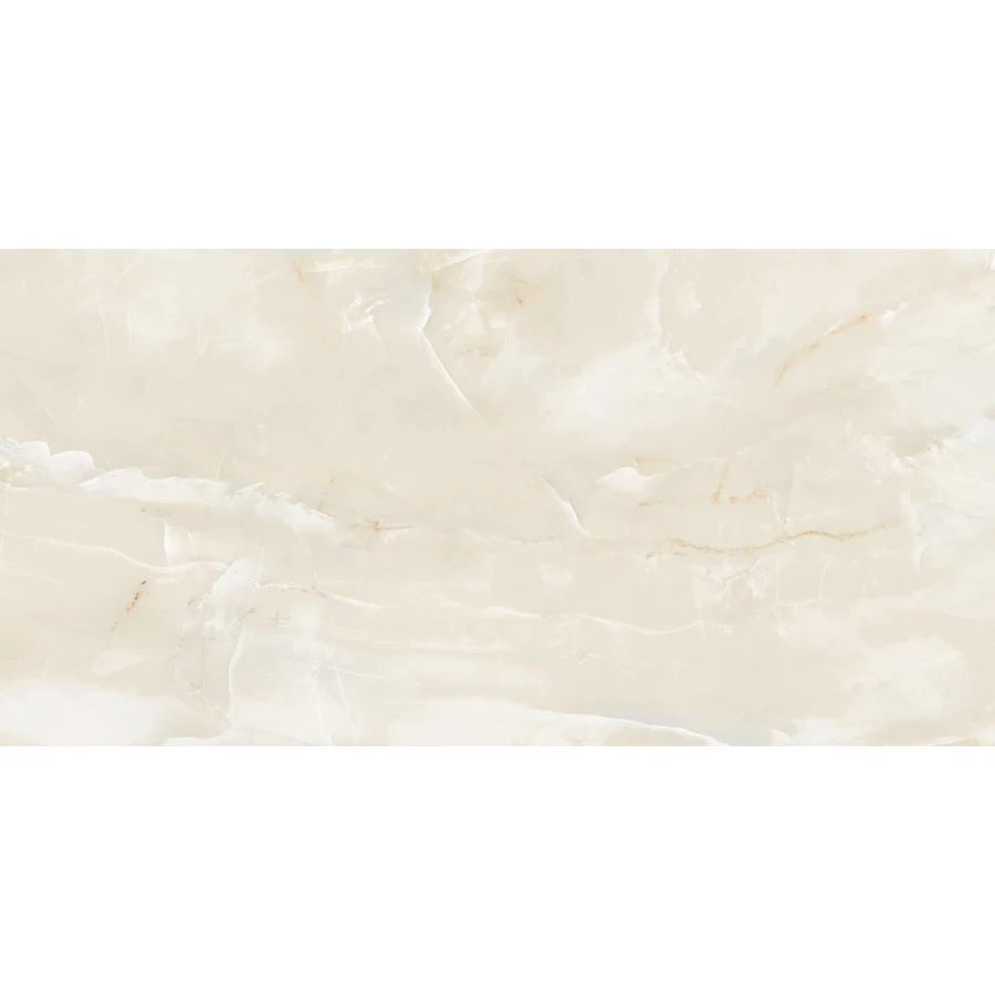 Керамический гранит Kerranova Onice Milky Lapp K-95/LR 120х60x1 см