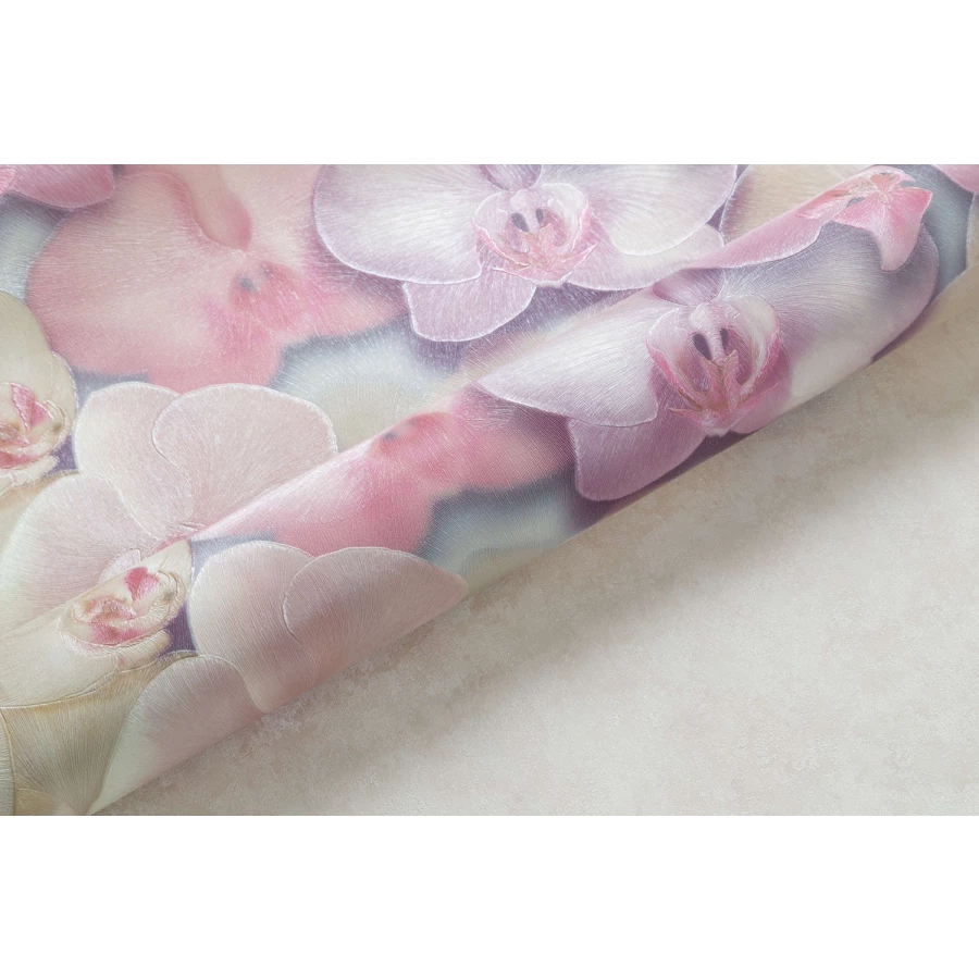 Обои флизелиновые Palitra Home HomeColor Orchid розовые HC71421-25 1.06х10.05 м