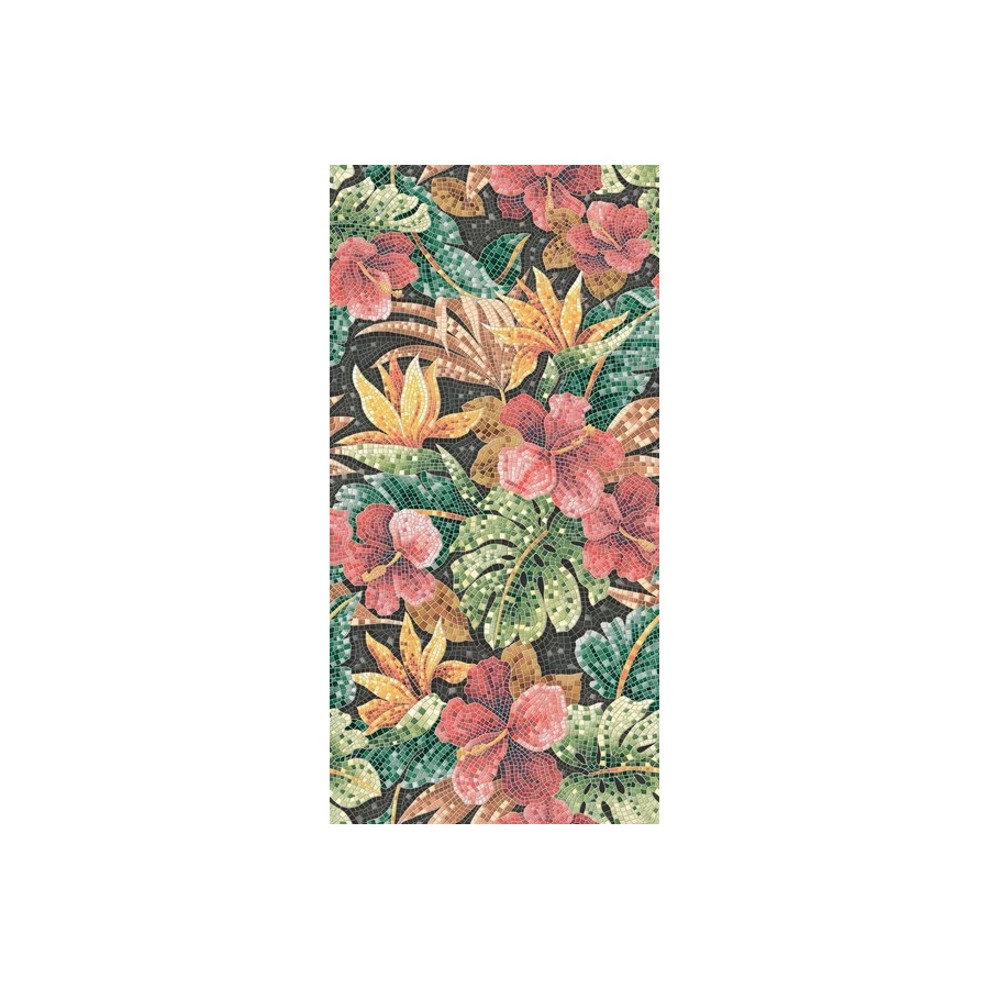 Керамогранит Kerama Marazzi Ковры Гардена Декор полуглянцевый зеленый VT\A189\SG591820R 238,5х119,5 см