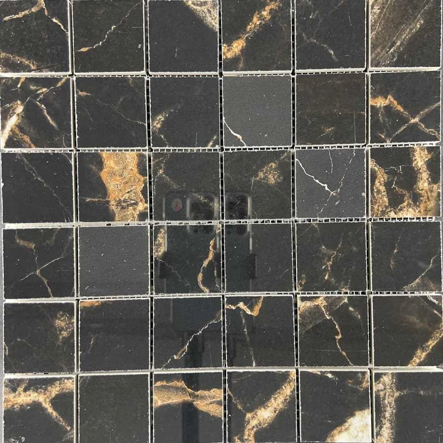 Мозаика Velsaa Alcantro Nero 30 черный 30*30 см