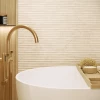 Плитка настенная Porcelanosa Мармол Срема Виа Боне / Marmol Crema Via Bone матовая кремовая 100381246 120х45 см