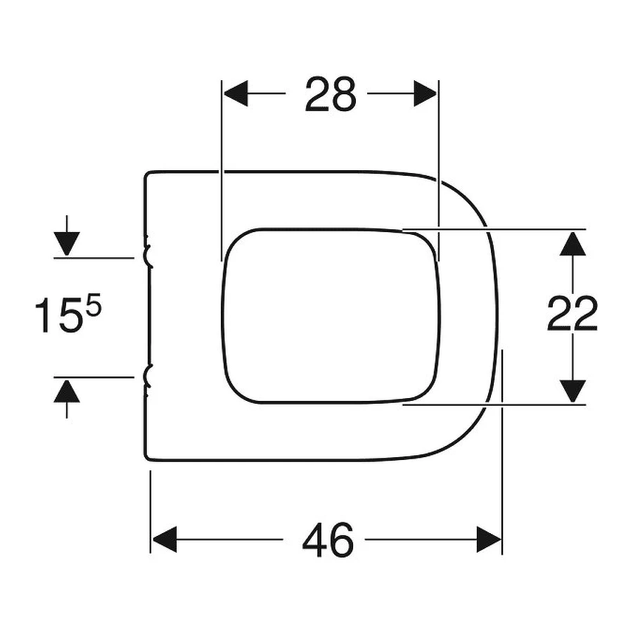Крышка-сиденье для унитаза Geberit myDay 575410000