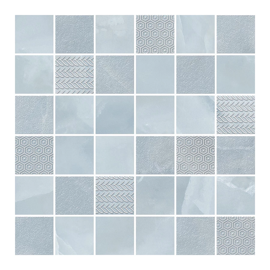 Мозаика Kerlife Onice Blu Mosaic голубой 30х30 см