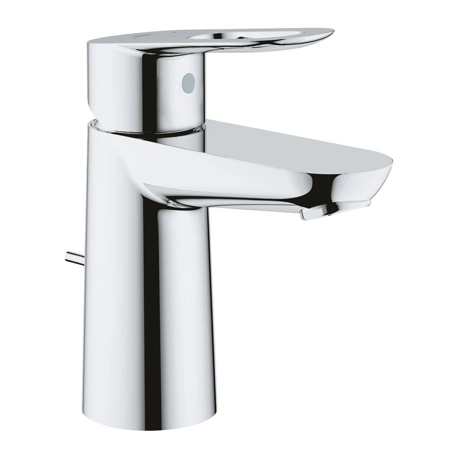Смеситель для раковины Grohe BauLoop с донным клапаном хром 23335000