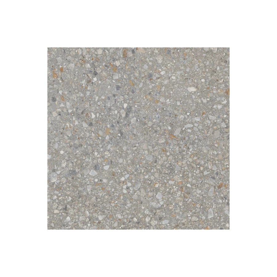 Керамогранит Estima Aglomerat AG23 структурированный рект серый 72307 60x60 см