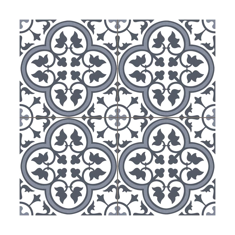 Керамогранит Prissmacer Hampton Blue Pre. бело-голубой 45x45 см