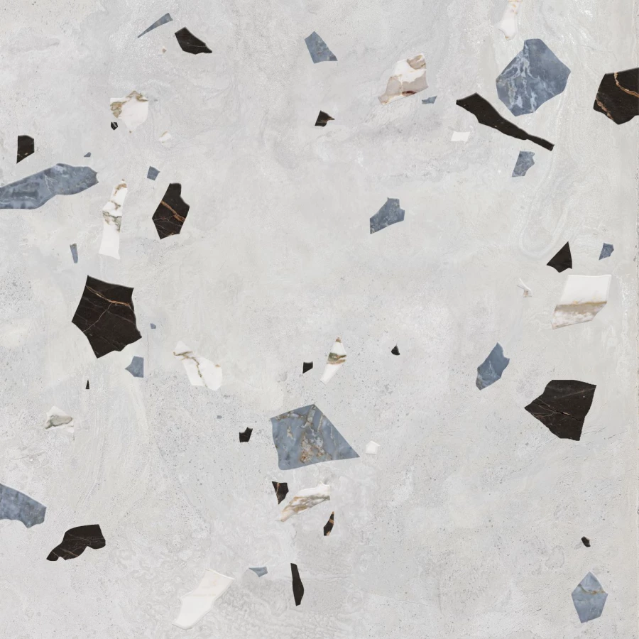 Керамогранит Керамин Войд 7Д светло-серый 60х60 см