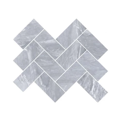 Мозаика Vitra Marmori Шеврон Дымчатый Серый 31,5х28 см