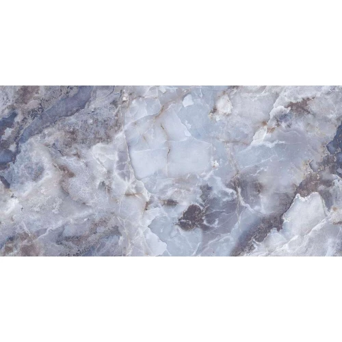 Керамогранит NT Ceramic Axion Nebula Onyx Glossy глянцевый голубой NTTVL99819P 120х60 см