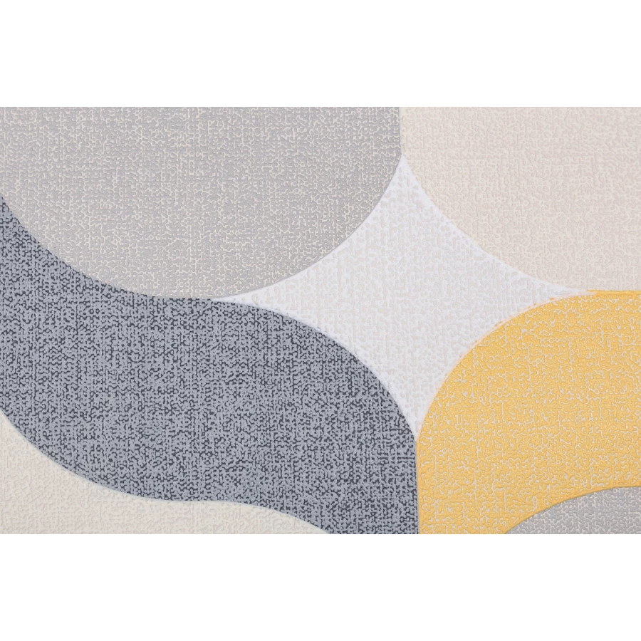 Обои флизелиновые Palitra Home Confetti HomeColor жёлтые HC31185-34 1,06х10,05 м