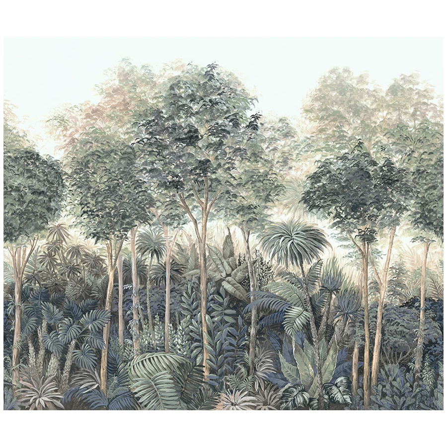 Обои флизелиновые Marburg Casa Vita зеленые 36097 1,06х10,05 м