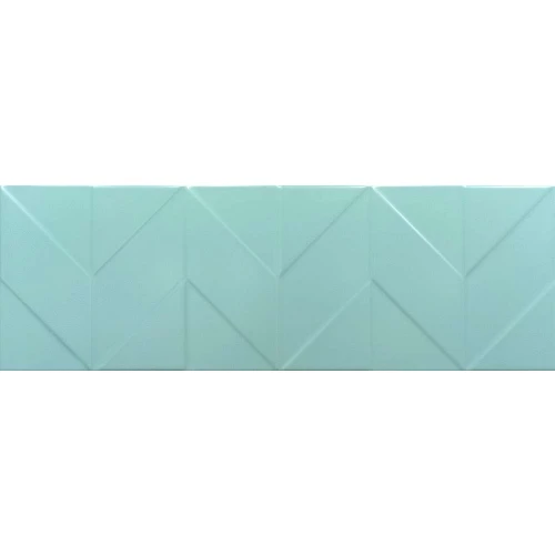 Плитка настенная Керамин Танага 4Д бирюзовый 75*25 см