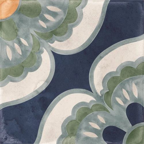 Керамогранит Nanda Tiles Veranda Lisa матовый многоцветный 15x15 см