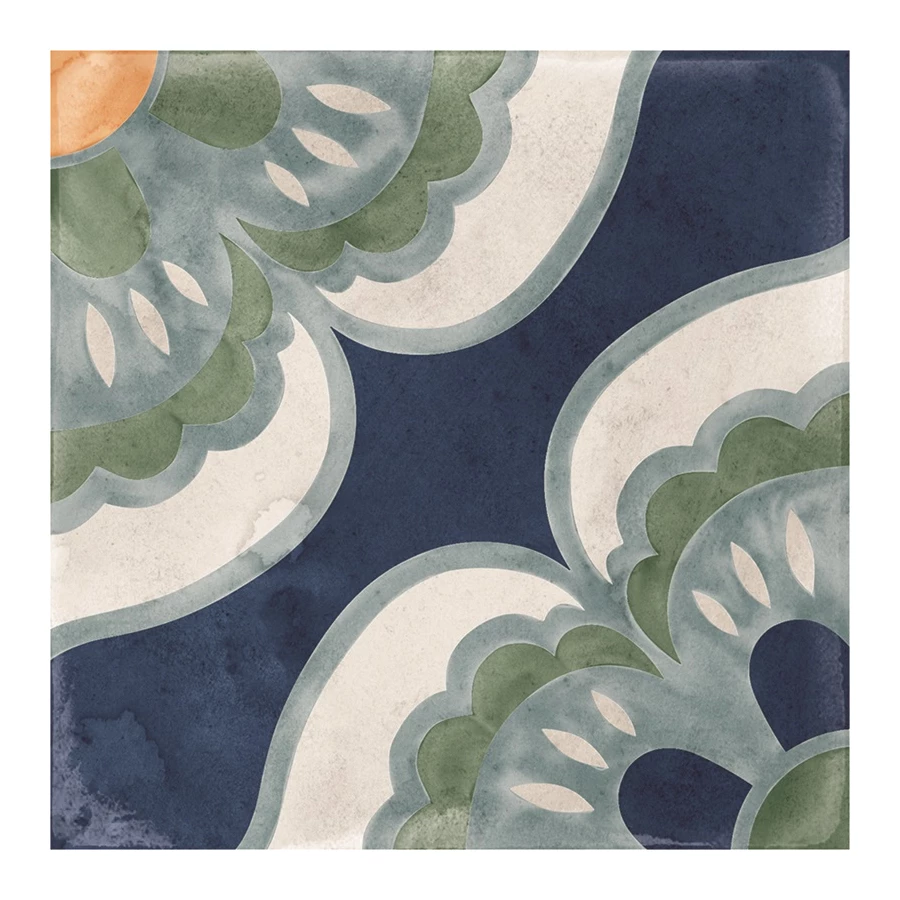 Керамогранит Nanda Tiles Veranda Lisa матовый многоцветный 15x15 см