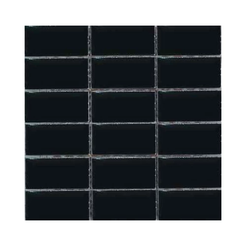 Плитка настенная Vitra Metro Tiles Черный Глянцевый 5х10 см