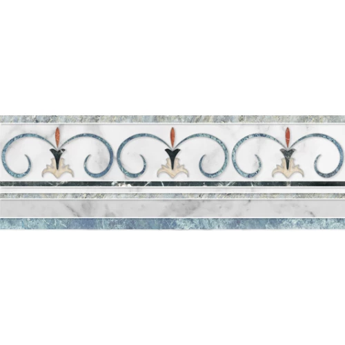 Бордюр Europa Ceramica Losanga Louvre 15х45 см