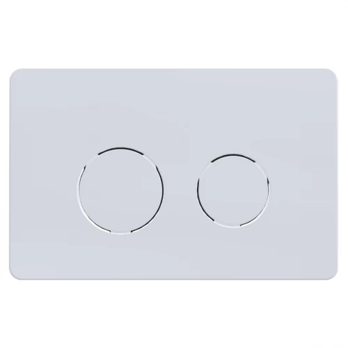 Кнопка смыва Azario двойная круглая цвет белый AZ-8200-0085 AZ-P57-0130