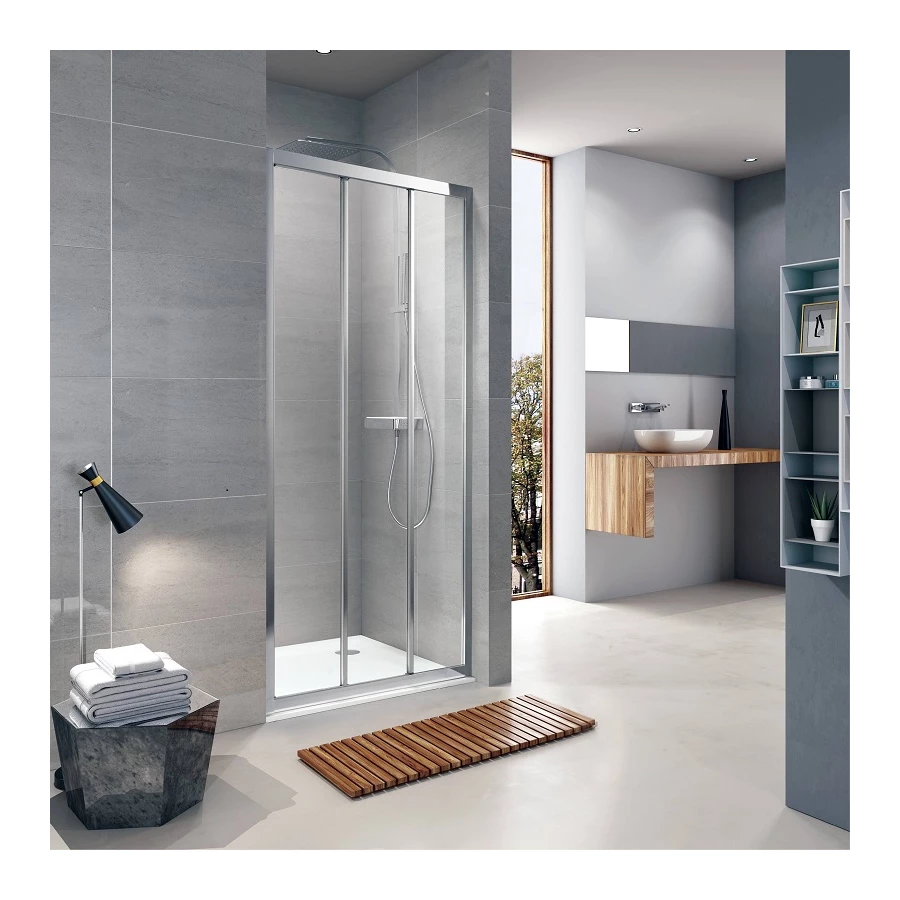 Душевая дверь Koller Pool Aqua Line chrome transparent TT90C 90х190 см