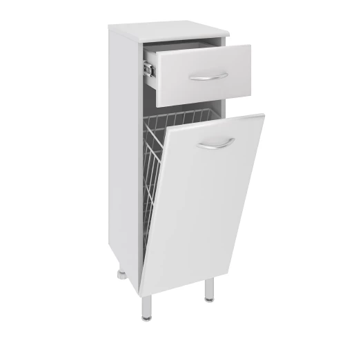 Полупенал Runo 30 с корзиной для белья 00000000112 30x86.6 см