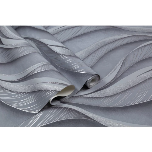 Обои флизелиновые Palitra Life Domingo серые PL72358-41 1,06х10,05 м