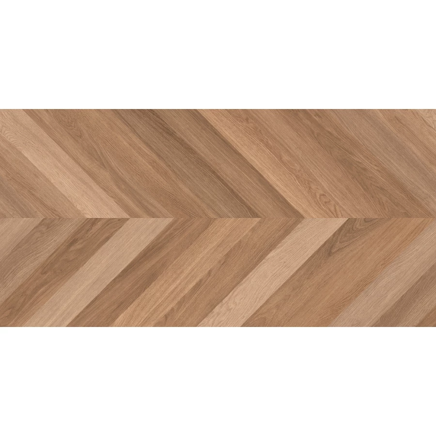Керамогранит Laparet Wood Canarium Chevron M матовый карвинг тёмно-бежевый 120х60 см