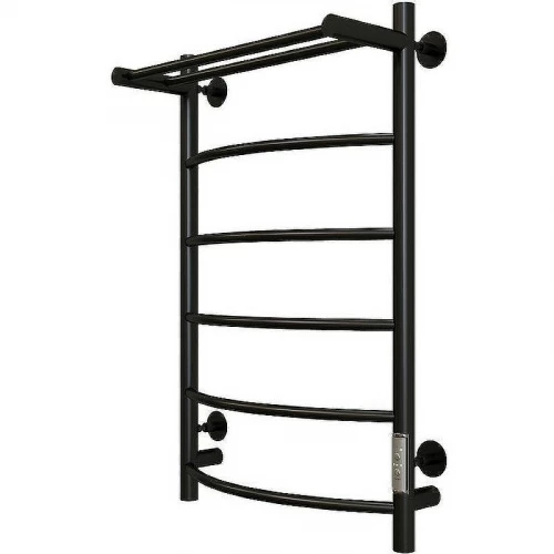Полотенцесушитель электрический Aringa Берген черный AR03007BL 80х50 см