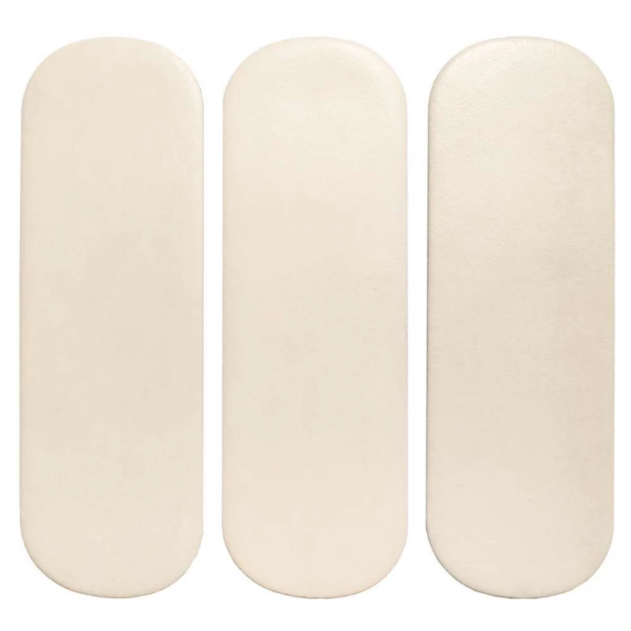 Плитка настенная DNA Tiles Calema Oval White Matt матовая белая 136316 16х5,2 см