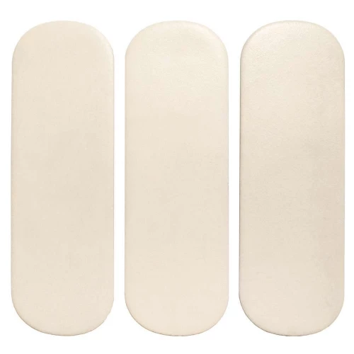 Плитка настенная DNA Tiles Calema Oval White Matt матовая белая 136316 16х5,2 см