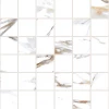Плитка настенная ALMA Ceramica Дакота / Dakota рельефная глянцевая белая 8 мм TWU09DKT014 50х24,5 см