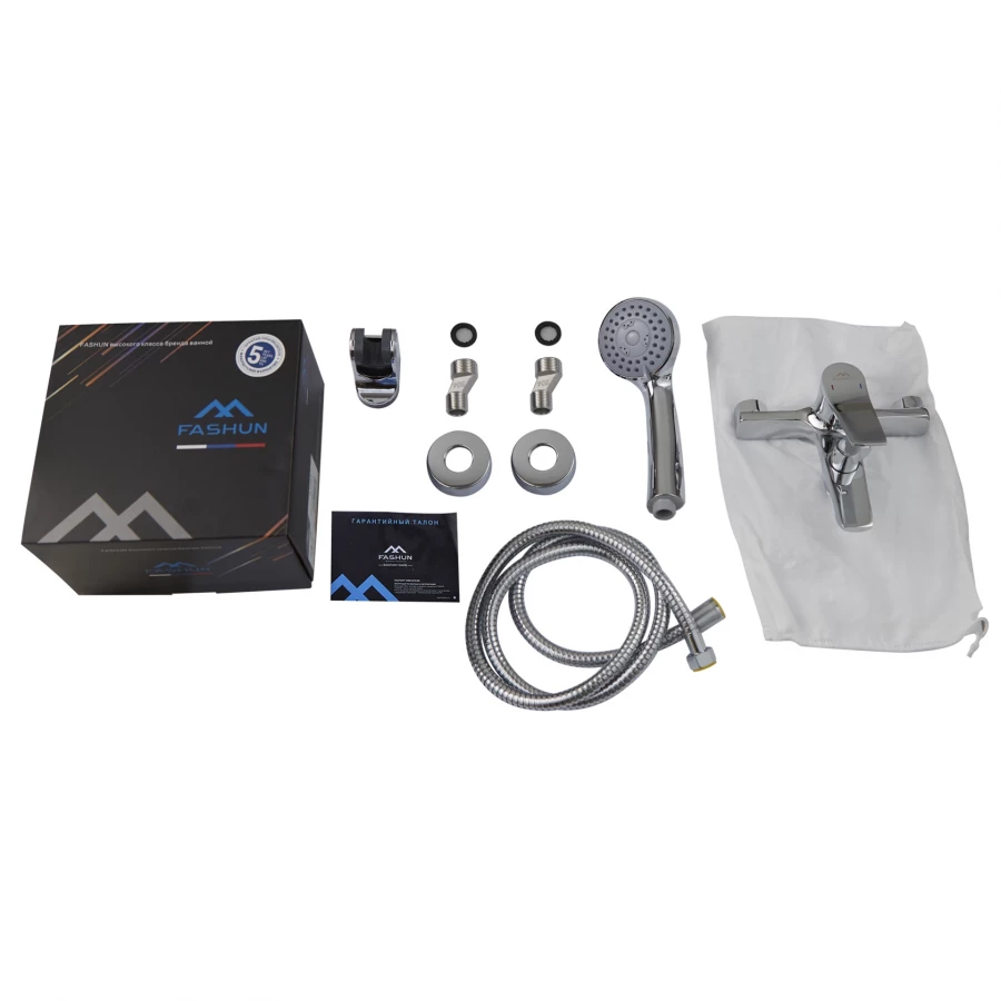 Смеситель Fashun ванно-душевой хром A3286