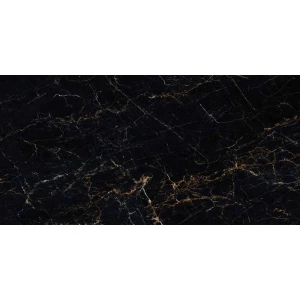 Керамогранит Laparet Nirvana Black черный Полированный 120х60 см