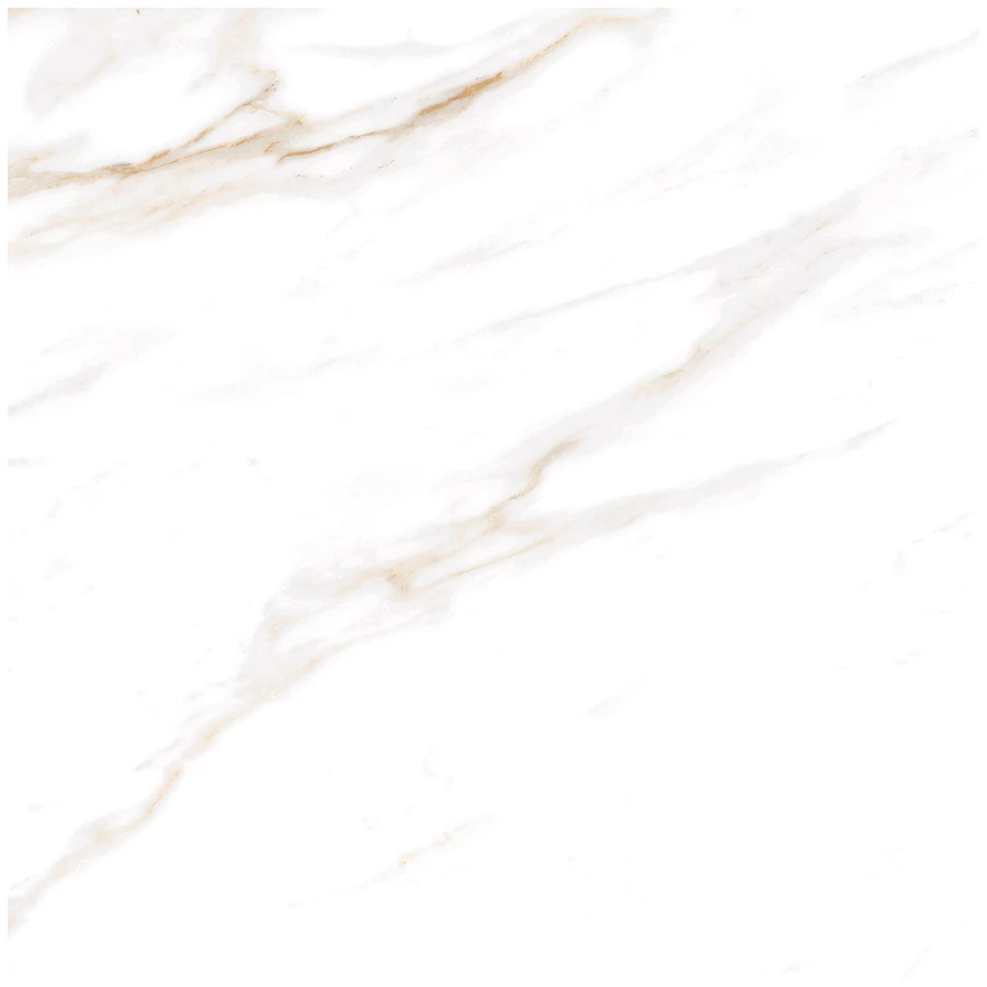 Керамогранит Ceradim Calacatta Regal Gold Полированный белый 60х60 см